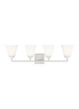  4413704EN3-962 - Ellis Harper transitional 4-light indoor dimmable bath vanity wall sconce in brushed nickel silver f