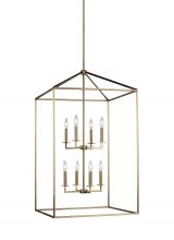  5315008EN-848 - Perryton transitional 8-light LED indoor dimmable extra large ceiling pendant hanging chandelier lig