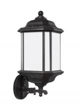  84532EN3-746 - Kent traditional 1-light LED outdoor exterior large uplight wall lantern sconce in oxford bronze fin