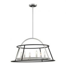  39424-013 - Campana, 6LT Chandelier, Nic