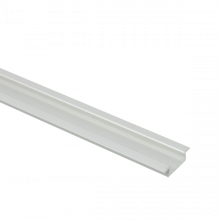  PE-AA1DF-1M - PREMIUM MINI EXTRUSION, DOUBLE FLANGE, ANOD. ALUM , 1M