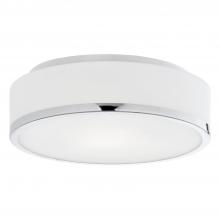  FM6012-CH-5CCT - Charlie 12-in Chrome LED Flush Mount