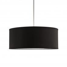  41083B - Gregory 20-in Black 3 Lights Pendant