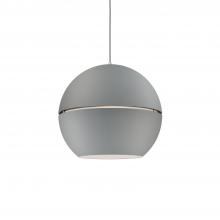  494024-GY - Lucas 24-in Gray 1 Light Pendant