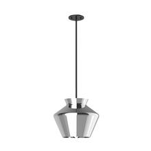  PD62013-BK/CH - Trinity 13-in Black/Chrome LED Pendant