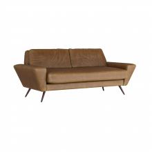 Arteriors Home FFU01 - Vidara Sofa Butterscotch Leather Dark Walnut