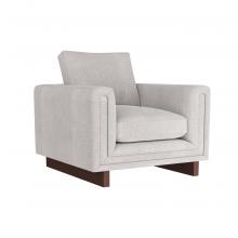 Arteriors Home FRU02 - Lovell Chair Oyster Linen Dark Walnut