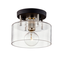  C7550-TBK/PN - Bergamot Station Semi Flush