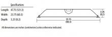  2GTL 4 30L EZ1 EL14L LP835 N80 - Lensed LED Troffer, Four lamps, Nominal