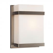  215580BN-113EB - Wall Sconce - in Brushed Nickel finish with Satin White Glass (Suitable for Indoor Use Only)