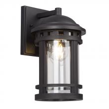  326090BK - Plastic Outdoor Black with Clear Glass