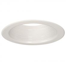  508WH - 6" Line Voltage Step Baffle - White