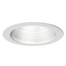  509WH - 6" Line Voltage Step Baffle - White