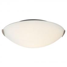  612413BN-213EB - Flush Mount Ceiling Light - in Brushed Nickel finish with Satin White Glass