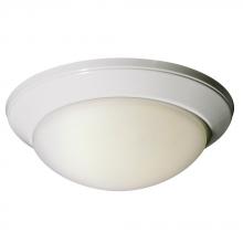  626102WH 2PL13 - Flush Mount Ceiling Light - in White finish with White Glass