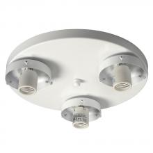  635141-H-W - Ceiling Light Holder - White