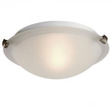  680112FR-PT/PL - Flush Mount Ceiling Light - in Pewter finish with Frosted Glass