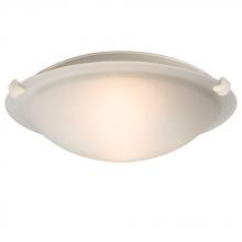  680112FR-WH/PL - Flush Mount Ceiling Light - in White finish with Frosted Glass