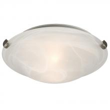  680112MB-PTR - Flush Mount - Pewter w/ Marbled Glass