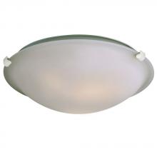  ES680116FR-WH - Flush Mount Ceiling Light - in White finish with Frosted Glass