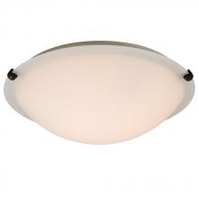  L680116WO010A1 - LED Flush Mount Ceiling Light - in Oil Rubbed Bronze finish with White Glass