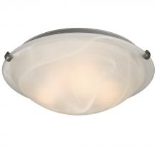  680116MB-PTR - Flush Mount  - Pewter w/ Marbled Glass