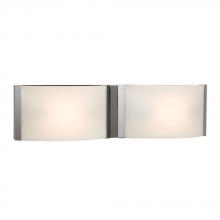  L712757CH024A1 - LED 2-Light Bath & Vanity Light - in Polished Chrome finish with Satin White Glass