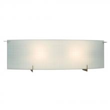  790515PT-218EB - 2-Light Bath & Vanity Light - in Pewter finish with Frosted Linen Glass