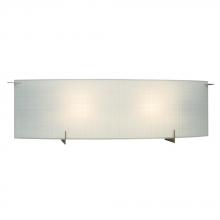  790515PTR - Two Light Vanity - Pewter w/ Frosted Linen Glass