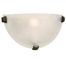  ES208612ORB - Wall Sconce - in Oil Rubbed Bronze finish with Marbled Glass