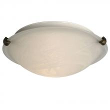  ES680112MB-ORB - Flush Mount Ceiling Light - in Oil Rubbed Bronze finish with Marbled Glass