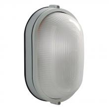  L305113WH012A1 - LED Outdoor Cast Aluminum Marine Light - in White finish with Frosted Glass (Wall or Ceiling Mount)