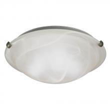  L680116MP024A1 - LED Flush Mount Ceiling Light - in Pewter finish with Marbled Glass