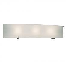  L790517PT036A1 - LED 3-Light Bath & Vanity Light - in Pewter finish with Frosted Linen Glass