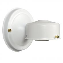  C102-1-W - Outdoor Wall Light Holder - White