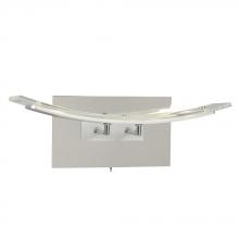  L217940CH - LED Wall Sconce (2 x 5W) in Chrome with On/Off Switch