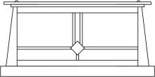  ABC-15M-S - 15" Aberdeen column mount