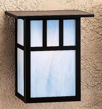 Arroyo Craftsman HS-10AGW-RC - 10" huntington sconce with roof and classic arch overlay