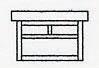 Arroyo Craftsman MCM-7TGW-AB - 7" mission flush ceiling mount with T-bar overlay