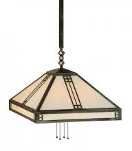 Arroyo Craftsman PSH-18CS-P - 18" prairie stem hung pendant