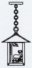 Arroyo Craftsman TRH-9DRM-RC - 9" timber ridge pendant with deer filigree