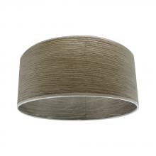  66045 - 14IN Drum Shade Barnwood LED Ceiling- mount Accessory STANDARD