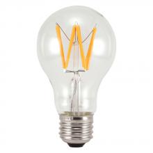 Standard Products 64526 - LED Filament Lamp A19 E26 Base 6W 120V 27K Clear Zig-Zag Dim Standard