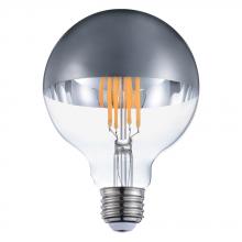 Standard Products 65830 - LED Filament Lamp G25 E26 Base 4W 120V 27K Half Mirror Vertical Dim Standard