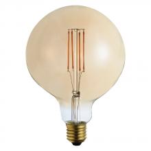 Standard Products 65774 - LED Filament Lamp G40 E26 Base 4W 120V 22K Victorian Style Vertical Dim Standard