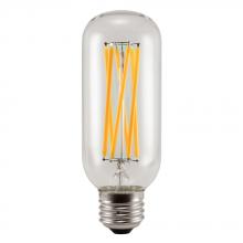  64528 - LED Filament Lamp T14 E26 Base 6W 120V 27K Clear Spiral Dim Standard