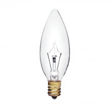  50635 - INCANDESCENT GENERAL SERVICE LAMPS B8 / CANDELABRA E12 / 15W / 130V Standard