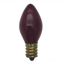  52179 - INCANDESCENT COLOURED LAMPS C7.5 / CANDELABRA E12 / 5W / 120V Standard