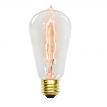  63669 - INCANDESCENT VICTORIAN STYLE S60 SINGLE LOOP/ E26 / 40W / 120V Standard