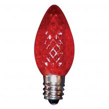 Standard Products 59395 - LED Decorative Lamp C7 E12 Base 0.37W 100-130V Red STANDARD